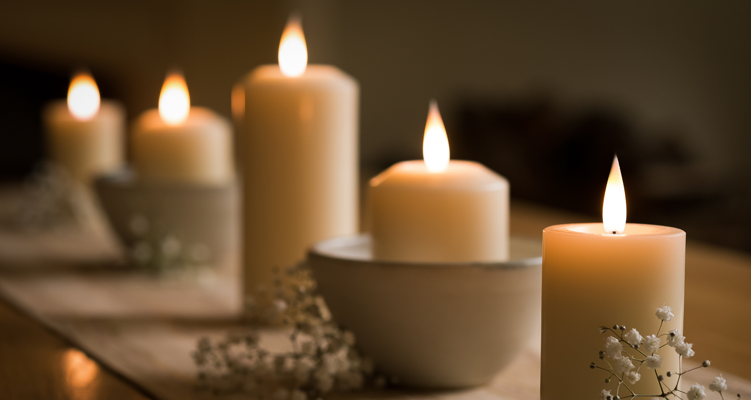 Light up your life with luxury flameless candles